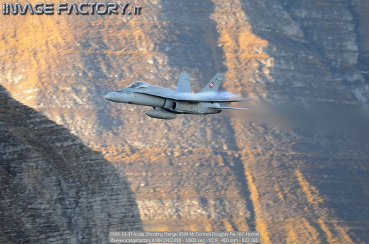 2009-10-07 Axalp Shooting Range 0586 McDonnell Douglas FA-18C Hornet